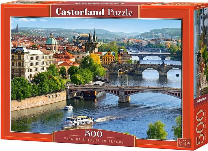 Actual product image Castorland View of Bridges in Prague,Puzzle 500 Pieces (500 pieces)