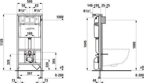 Produktbild Laufen Concealed Cist Lis Cw1