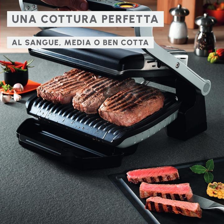 Actual product image Moulinex Electric Indoor Grill with Automatic Cooking Programs and Non-Stick Plates
