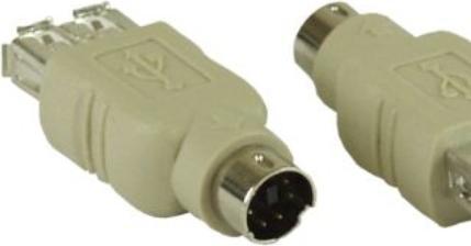 Produktbild InLine PS/2 auf USB 2.0 Adapter (PS/2, 2 cm)