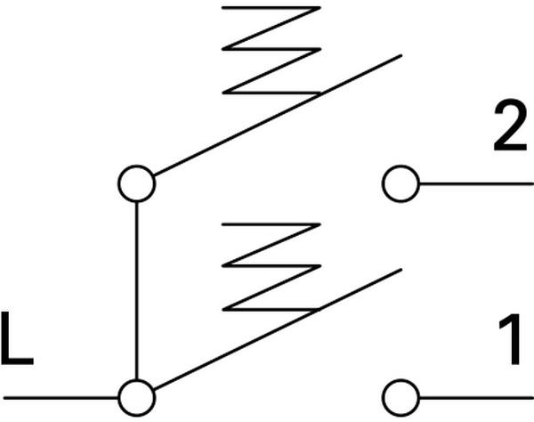 Actual product image Magni Ekonomik serine push-button insert TEM flush-mounted switch range