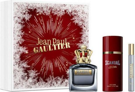 Actual product image Gaultier SCANDAL POUR HOMME LOT 3 pieces (Perfume set)
