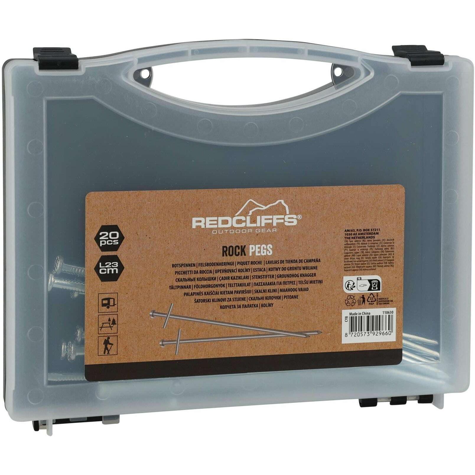 FTM Stahl-Hering harte Böden, 20 Stück, Bodenbeschaffenheit (CY8001800)