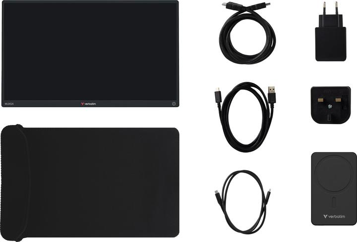 Image du produit Verbatim Moniteur tactile portable 13.3" sans fil, banque d'alimentation incluse (1920 x 1200 pixels, 13.30")