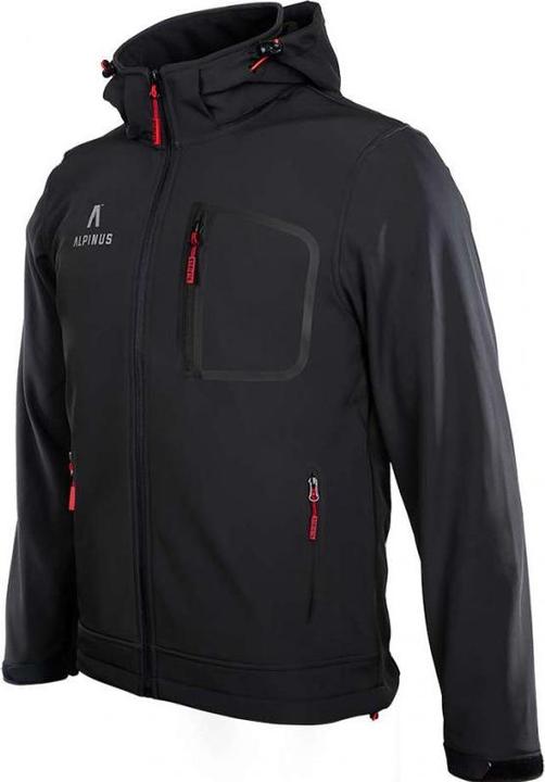 Produktbild No Name Herren Alpinus Stenshuvud Softshell Jacke schwarz BR43371 (S)
