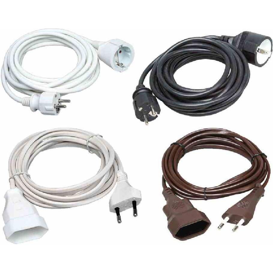 Kopp, Prolunga, 143201018 Prolunga contatto di terra 3 m, bianco (3 m, CEE 7/3)