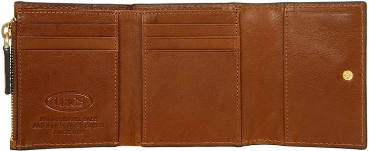 Actual product image Brics Volterra wallet RFID protection leather 11 cm