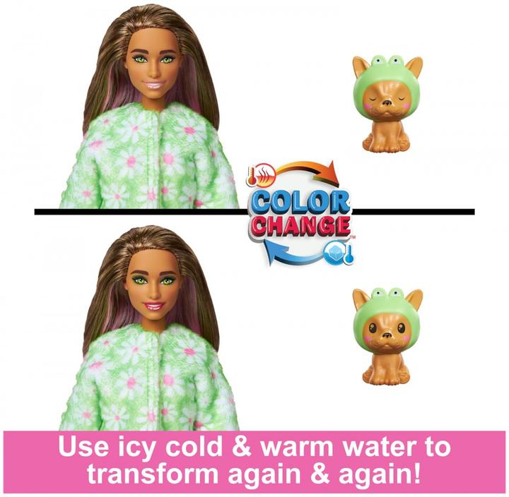 Immagine prodotto Barbie Lalka Mattel Cutie Reveal Piesek-Żaba Seria Kostiumy Zwierzaczki HRK24