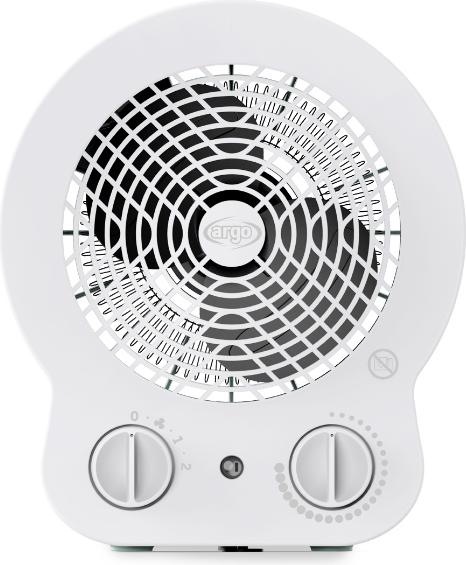 Immagine prodotto Argo Argoclima Dori ice Interno Bianco 2000 W Riscaldatore ambiente elettrico con ventilatore (2000 W)