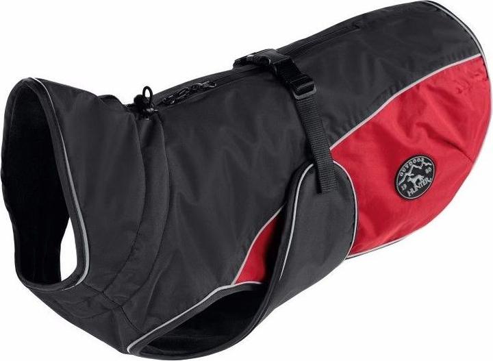 Hunter Jas Uppsala Cozy 30 cm Antraciet/Rood - (65428) (3XS, Hondenvacht)