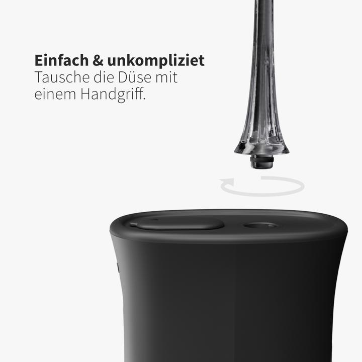 Produktbild Zahnheld Ersatzdüse Sensitiv 6x Schwarz (Mundduschenaufsätze)
