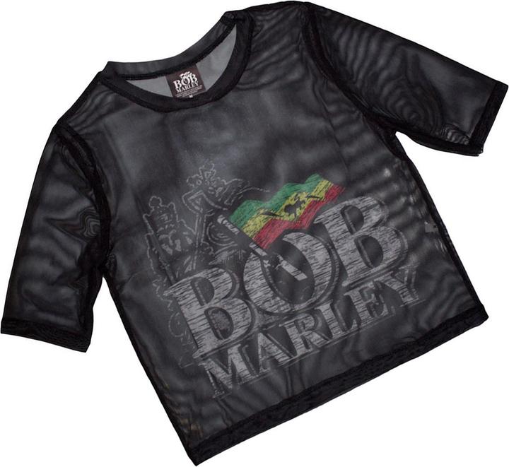 Actual product image Bob Marley Womens/Ladies Mesh Crop Top (M)