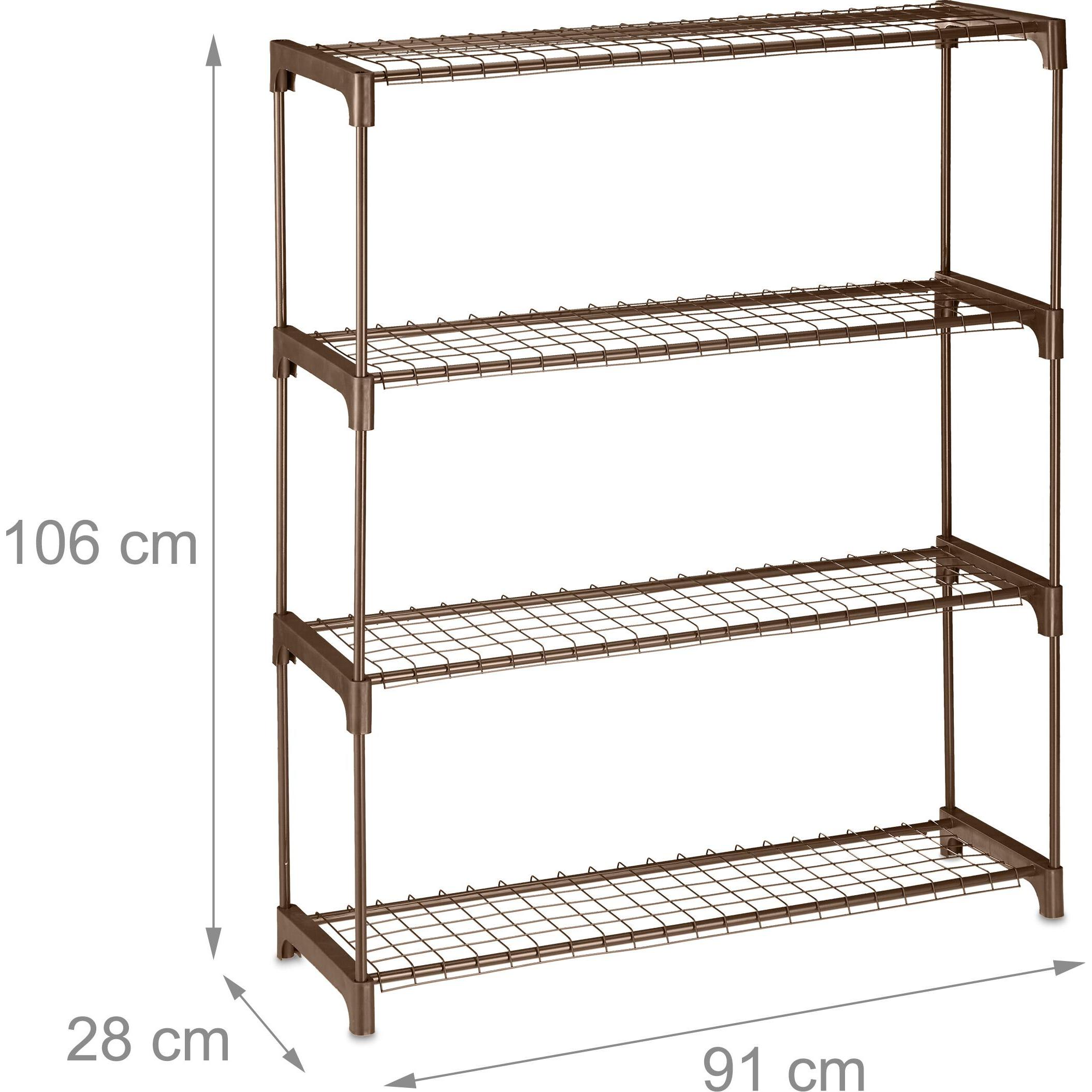Relaxdays, Pflanzenständer + Blumentreppe, Blumenregal