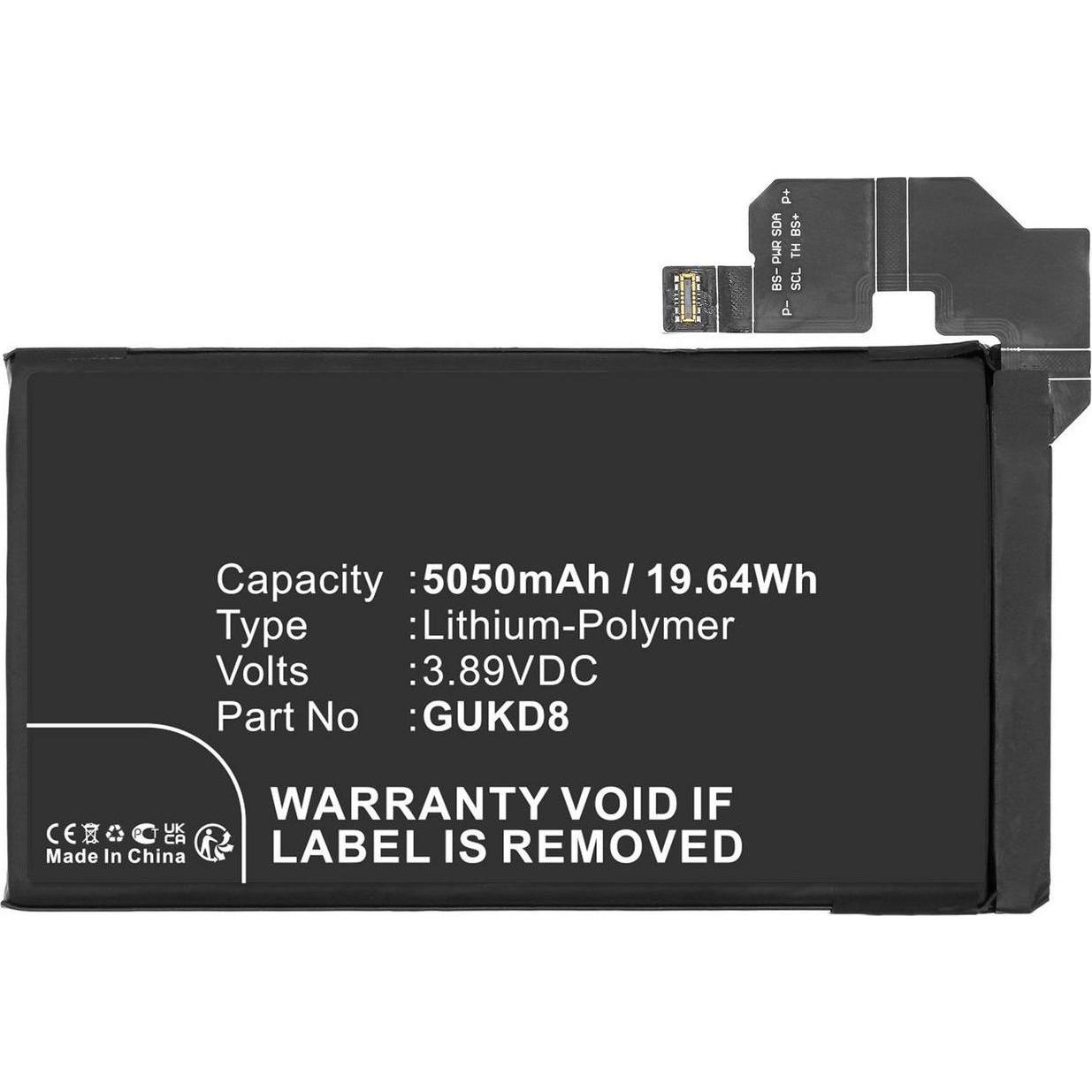 CoreParts Battery 3.89V 5050mAh 19.64Wh, Smartphone Akku