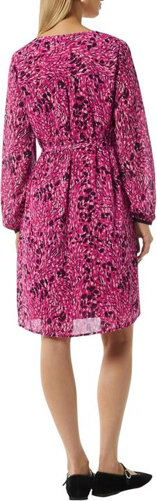 Image du produit Comma Kleid Kleid mit All-over-Print und Bindegürtel (36)