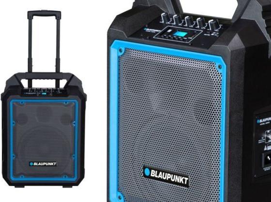 Actual product image Blaupunkt Audio System MB10 BT-MP3-RADIO-USB-SD-KARAOKE-MICROPHONE-PILOT-AUX-600W (3.50 h, Rechargeable battery operated)