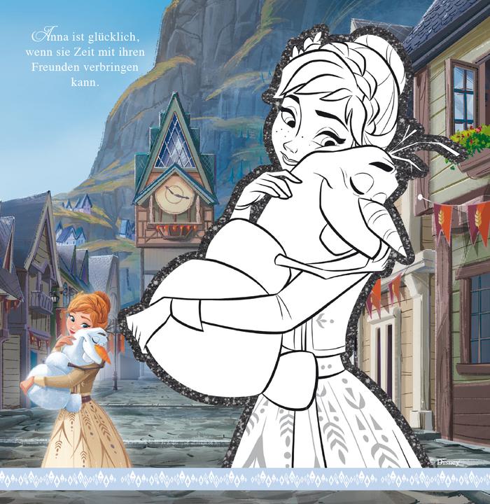 Actual product image Panini Disney Frozen 2: My Glitter Coloring Pad