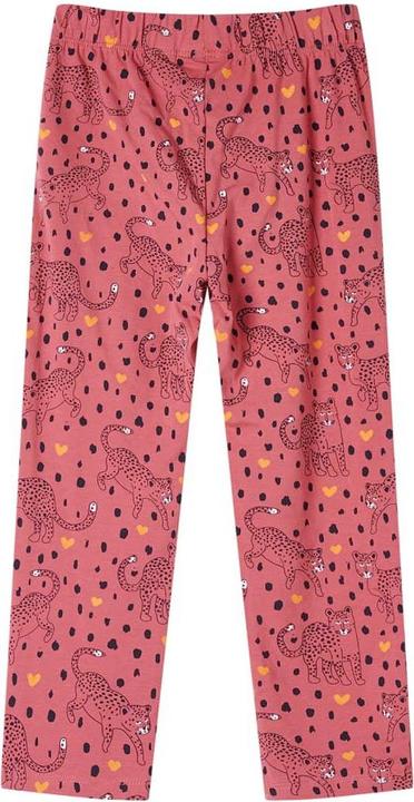 Produktbild VidaXL Kinderpyjama mit Langen Ärmeln Altrosa 116,Material: 95 (116)
