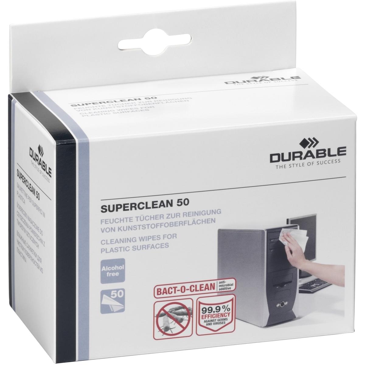 Durable, Reinigung PC + Peripherie, Superclean (50 x)