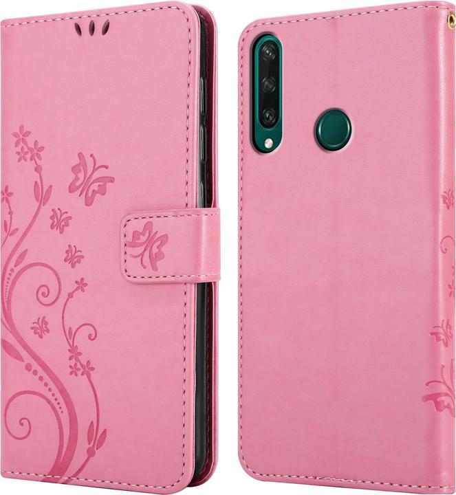 Actual product image Cadorabo Flower Book Cover (Huawei Y6p)