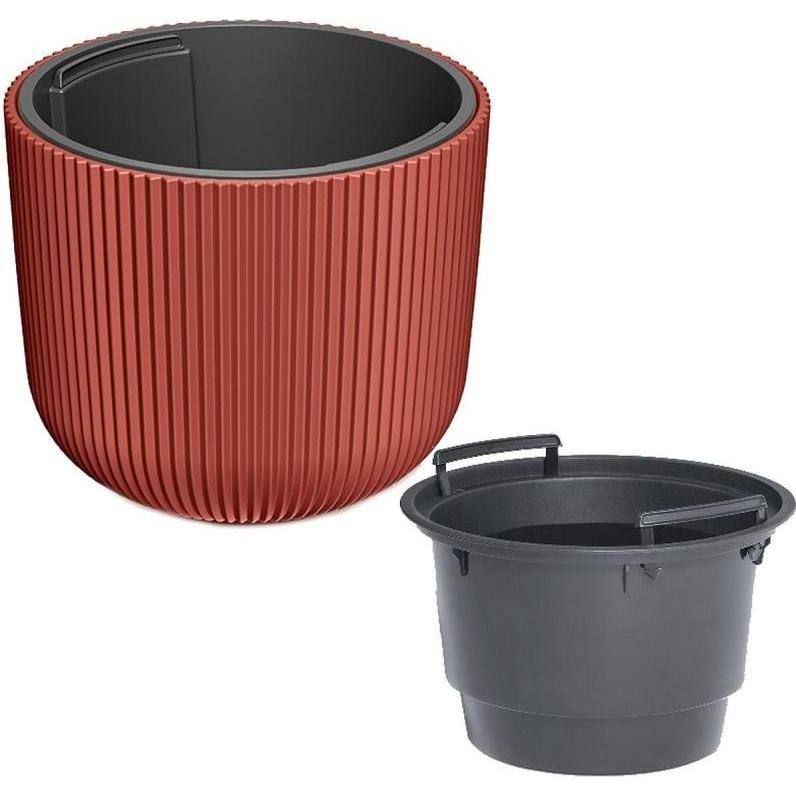 Prosperplast, Vaso da fiori, Doniczka Do Kwiatów Milly śr 24cm Miedziany (24 x 19.70 cm)