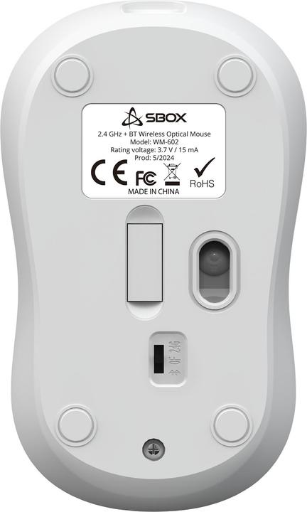 Image du produit Sbox WM-602 blanc sans fil (Sans fil)