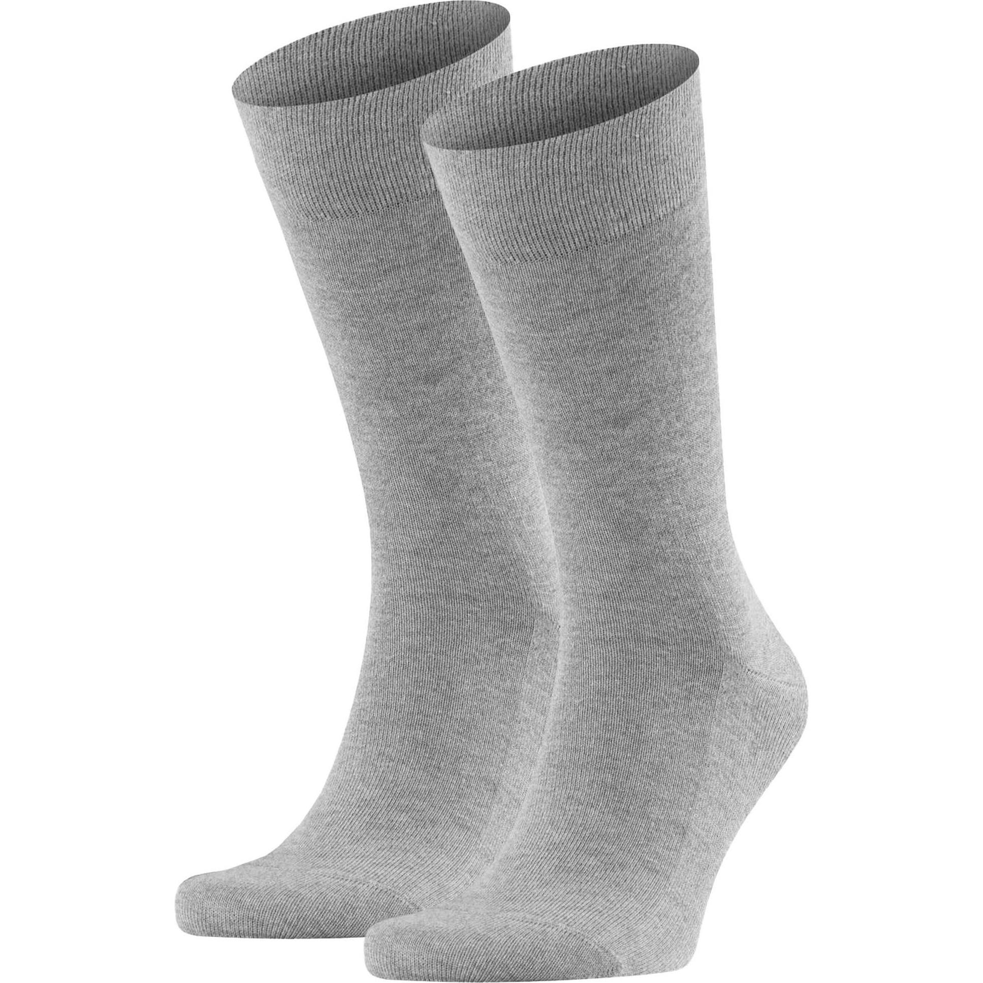 Falke, Herren, Socken, Sen. London SO, Grau, (2er Pack, 39 - 42)