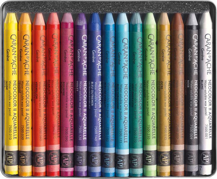 Produktbild Caran d'Ache Neocolor II Aquarelle Metallschachtel (Multicolor, 15 x)
