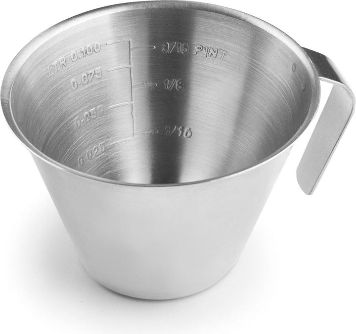 Actual product image Ibili Messbecher Edelstahl Clasica 100 ml Perfekt zum Abmessen von Flüssigkeiten (100 ml)
