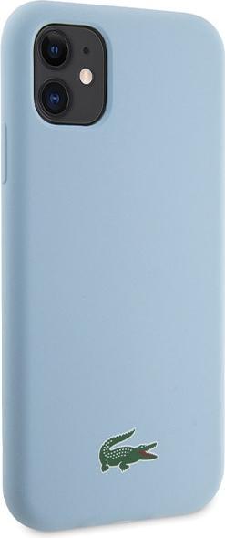 Produktbild Lacoste LCHMN61SLOLB iPhone 11 / Xr 6.1" jasnoniebieski/light blue hardcase Silicone Croc Logo MagSa (Apple iPhone 11, Apple iPhone XR)