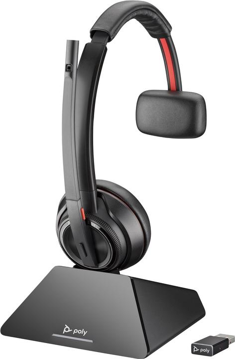 Image du produit Poly Savi 8210 Office DECT 1880-1900 MHz Casque à une oreille (Sans fil, USB-A)