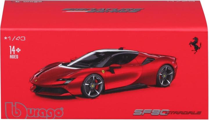 Actual product image Bburago Ferrari Signature SF90 Stradale 1/43 red