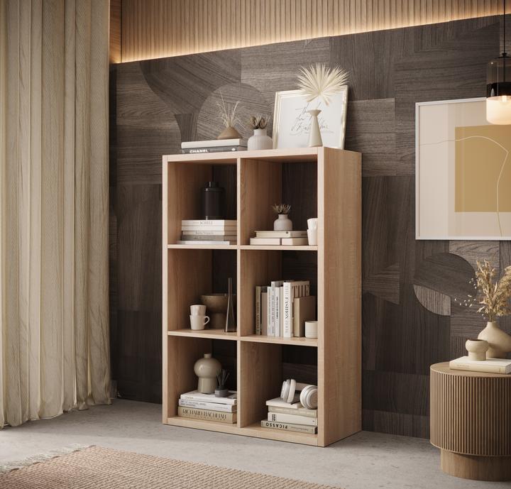 Actual product image ADRK Furniture Bücherregal Cleo IV (77 x 33 x 113.50 cm)