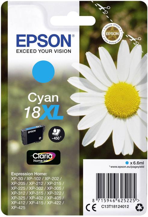 Actual product image Epson 18XL Claria Home (C)