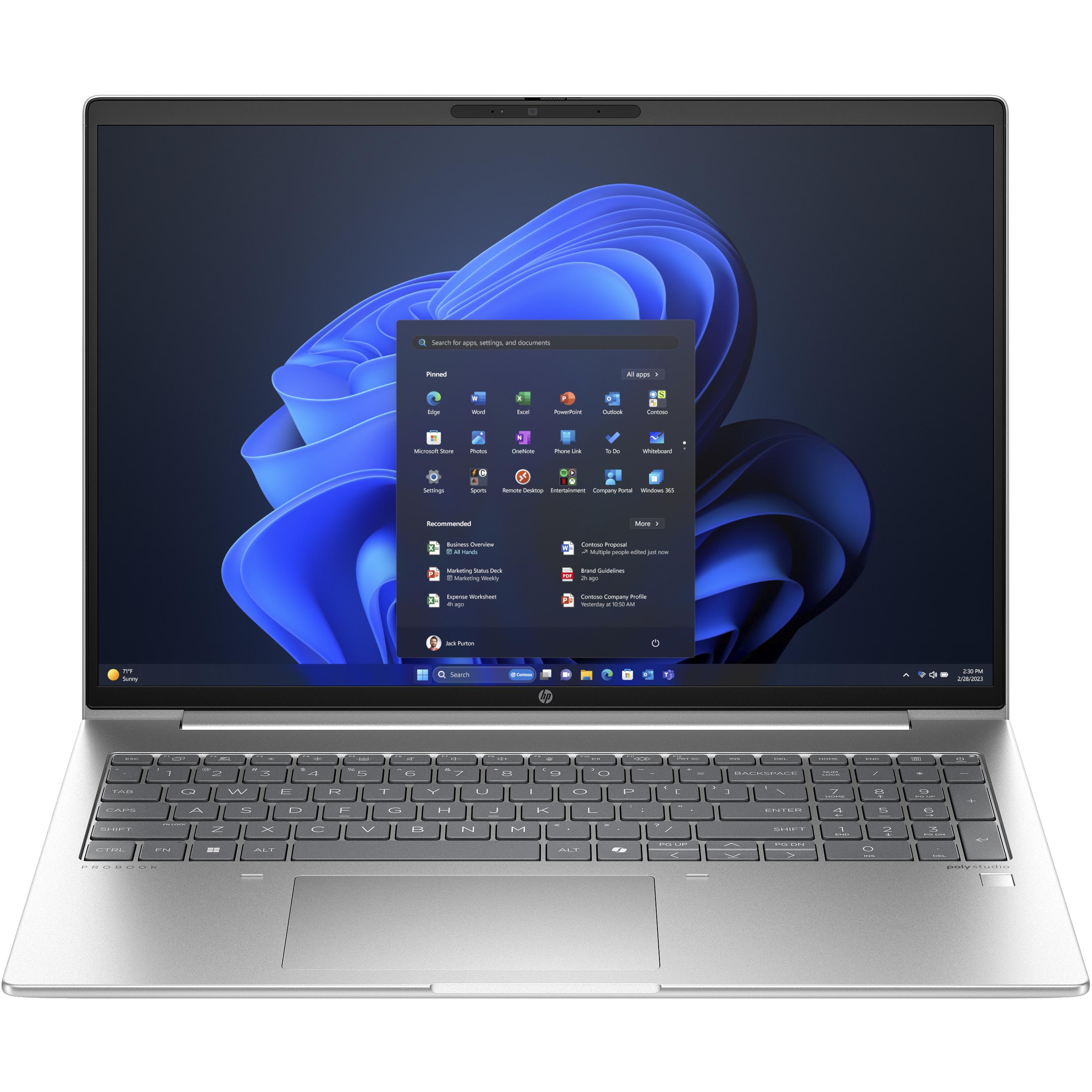 HP ProBook 460 G11 Intel Core Ultra 7 155U 16inch WUXGA UWVA 300 16GB 512GB SSD AX211 Wi-Fi 6E W11P 1y (16", 16 GB, 512 ...