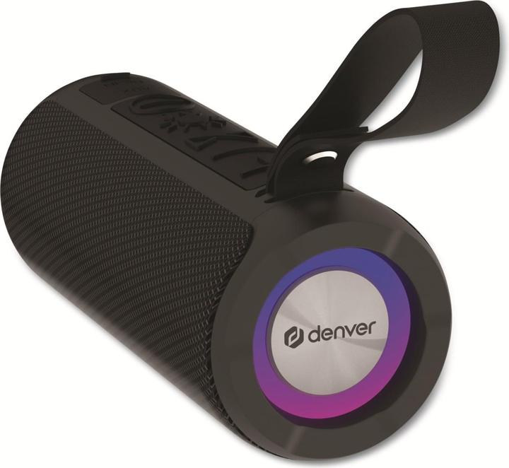 Actual product image Denver Portable speaker BTV-213B, black (3 h, USB power delivery)