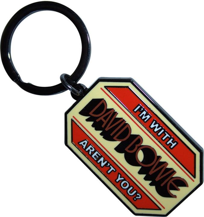 Actual product image David Bowie I'm With... Keyring