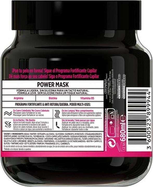 Nährwerte und Zutaten L'Oréal Paris ELVIVE FULL RESIST Kraftmaske 680 ml (680 ml)