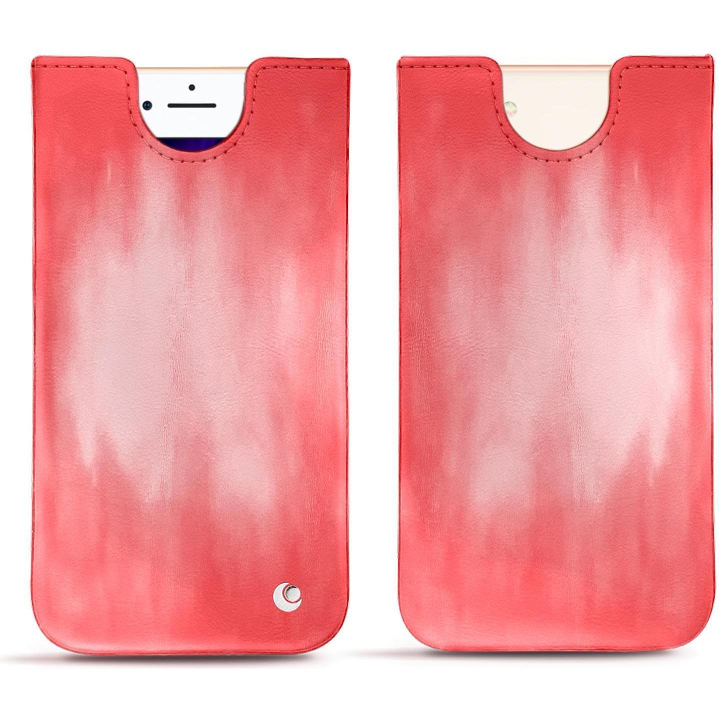 Noreve Lederschutzhülle (Apple iPhone 8), Smartphone Hülle, Rosa
