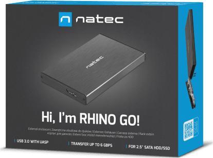Produktbild Natec NKZ-0941 Speicherlaufwerksgehäuse HDD / SSD-Gehäuse 2.5 Zoll (2.5")