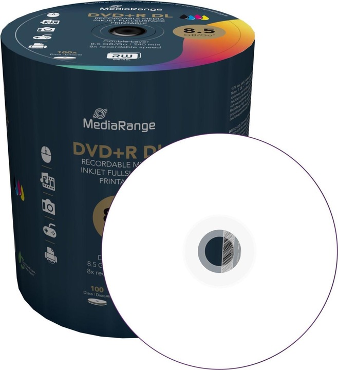 Produktbild MediaRange Dvd+R (100 x)