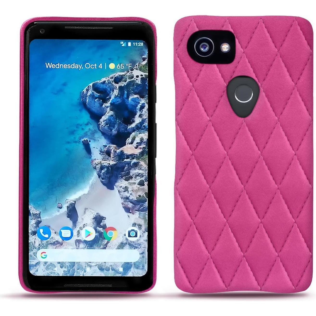 Noreve Lederschutzhülle (Google Pixel 2 XL), Smartphone Hülle, Rosa