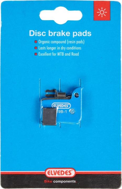 Actual product image Elvedes Disc-Pad organisch (SRAM, Organic (Resin))