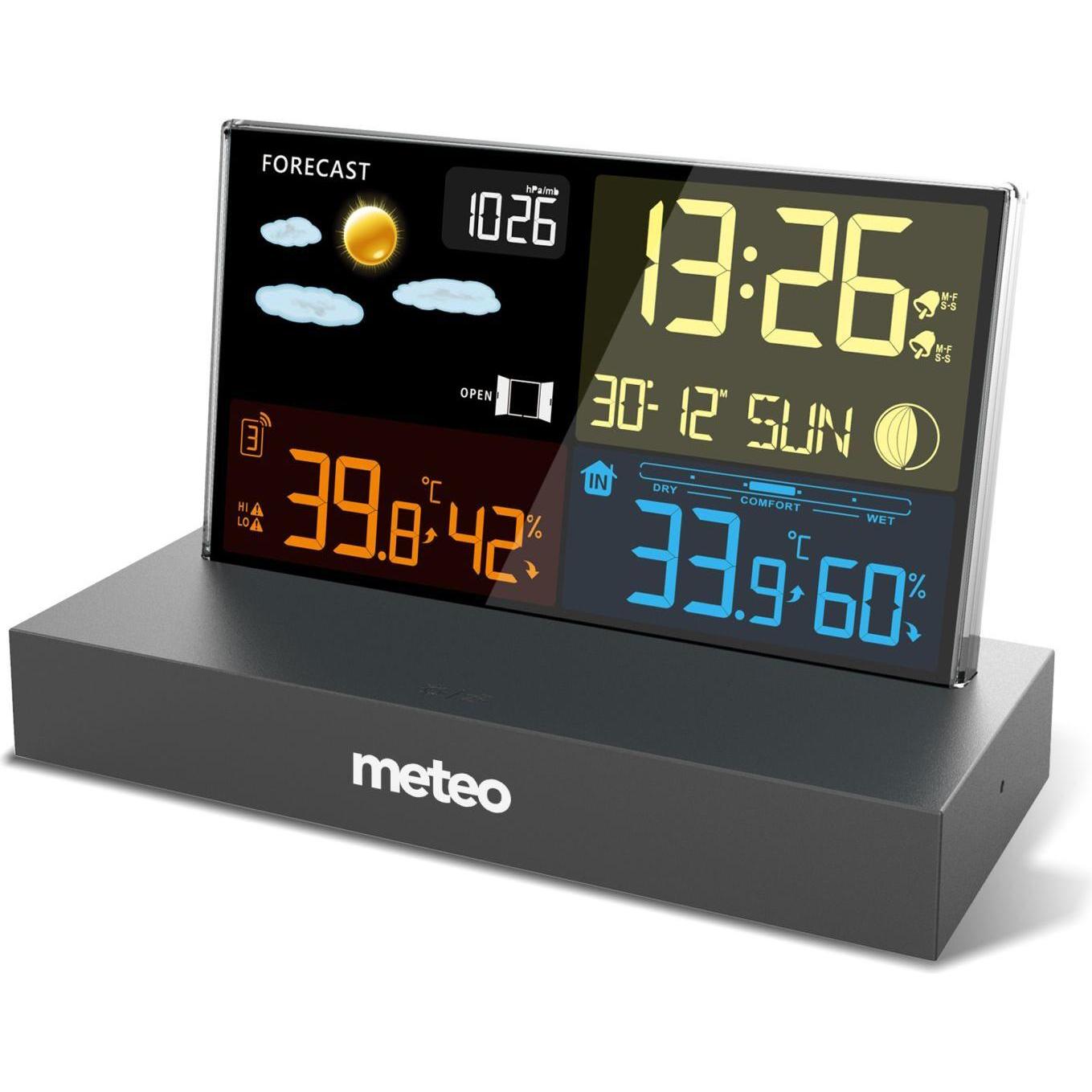 Ty METEO SP110C Wetterstation mit DCF, schwarz, Stazione meteo, Nero