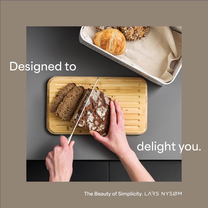 Actual product image Lars Nysøm Bread box with cutting board Glaede