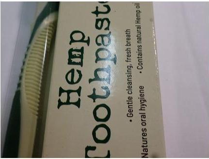 Actual product image Xpel XOC Toothpaste + Toothbrush - Hemp toothpaste and toothbrush 100ml (L)