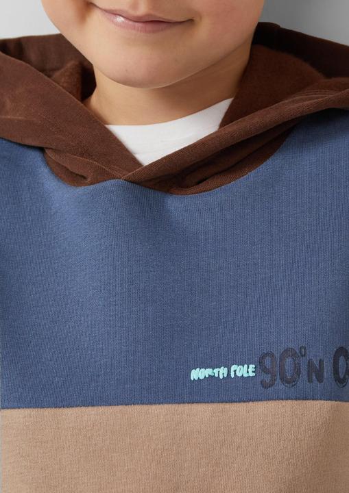 Produktbild s.Oliver Sweatshirt Kuscheliger Hoodie mit Colourblocking (92)