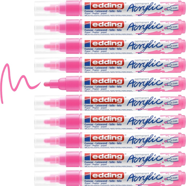 Produktbild Edding Acrylmarker 5100 Medium (Neonpink, 3 mm, 1 x)