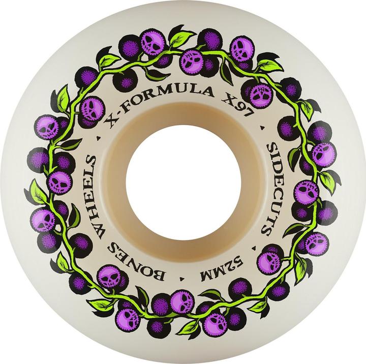 Bones Wheels 97A XF Skull Berries V5 Sidecut (52 mm)