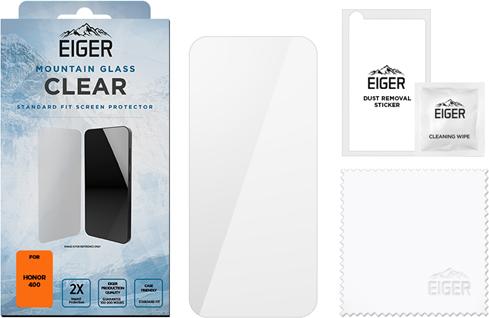 Actual product image Eiger Display-Glas Standard Fit Mountain Glass Clear (1 Piece, Samsung F400)